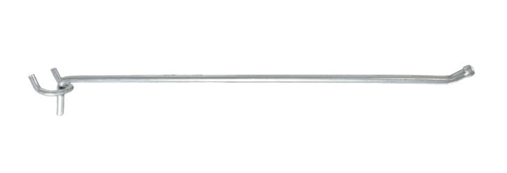 (100 PACK) HB12 12 Inch Heavy Duty All Metal Peg Hooks : .225 Diameter Strong Durable Hook