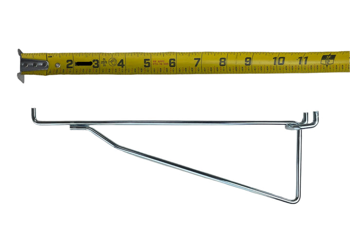 Metal Peg Hook Standard Steel Shelf Brackets for Pegboard & Slatwall