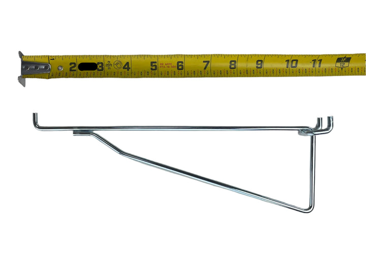 Metal Peg Hook MEGA Heavy Duty Steel Shelf Brackets for Pegboard & Slatwall