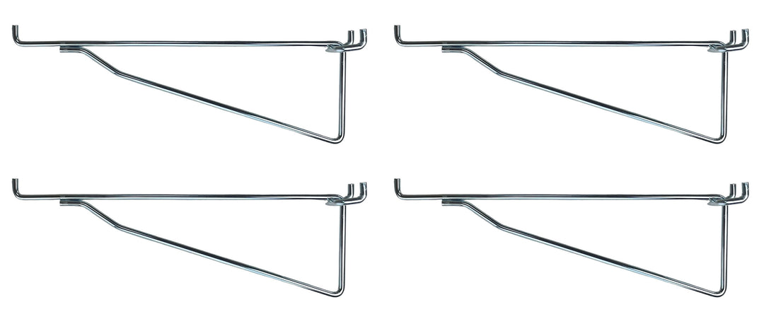 Metal Peg Hook Standard Steel Shelf Brackets for Pegboard & Slatwall