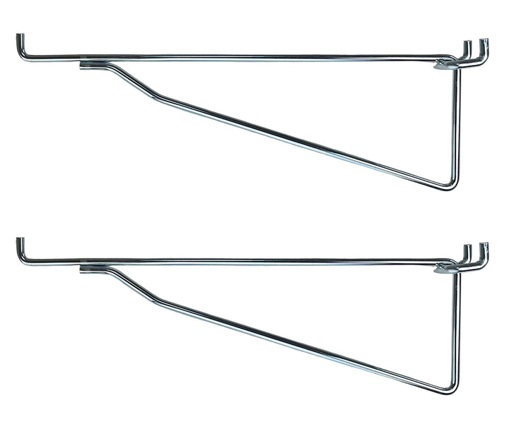 Metal Peg Hook Standard Steel Shelf Brackets for Pegboard & Slatwall