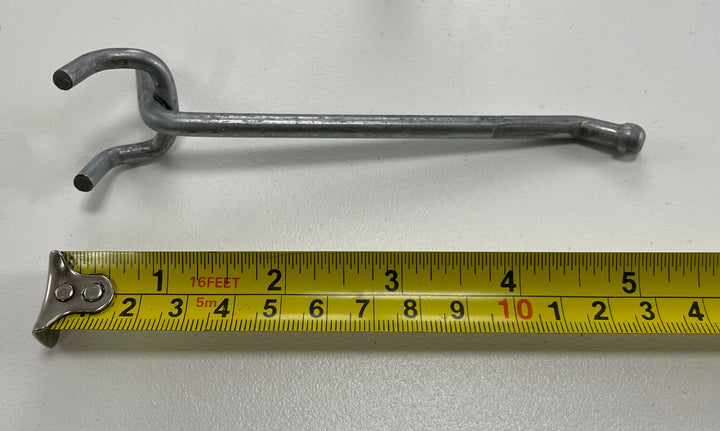 (100 PACK) HB4 4 Inch Heavy Duty All Metal Peg Hooks : .225 Diameter Strong Durable Hook