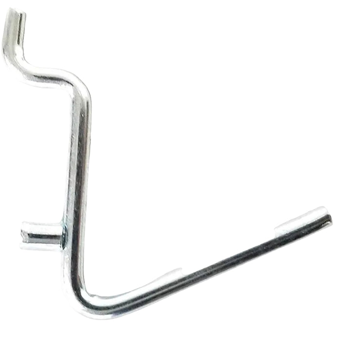 1 1/2 Angle or J Hook Metal Peg Garage Hanger Organization Hooks, For Tools or Display