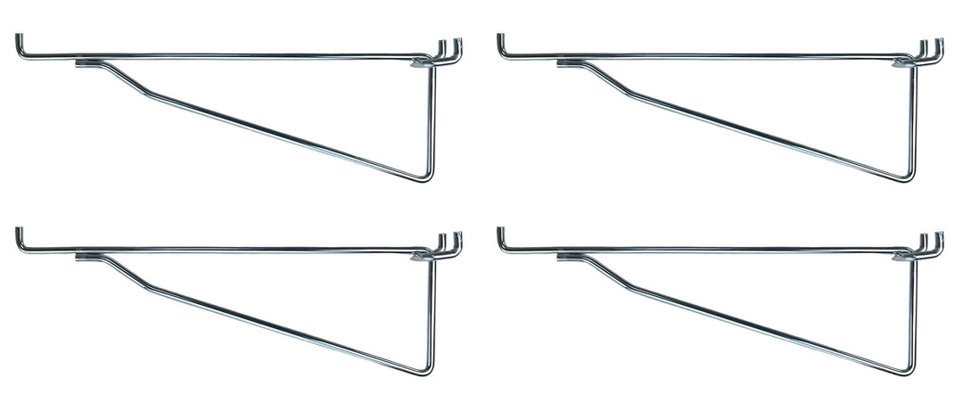Metal Peg Hook MEGA Heavy Duty Steel Shelf Brackets for Pegboard & Slatwall