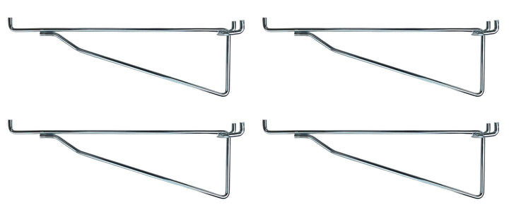 Metal Peg Hook MEGA Heavy Duty Steel Shelf Brackets for Pegboard & Slatwall