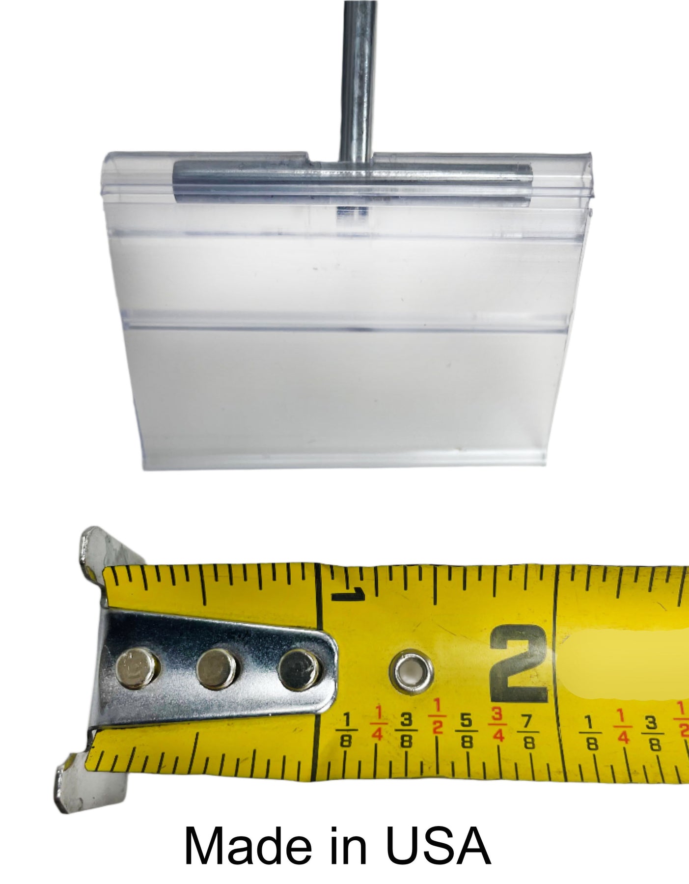 thumbnail image 2 of Flip Scan 200-Pack 8 Inch Metal Peg Hooks With Label Holders For 1/4 And 3/16 Pegboard 2 of 6