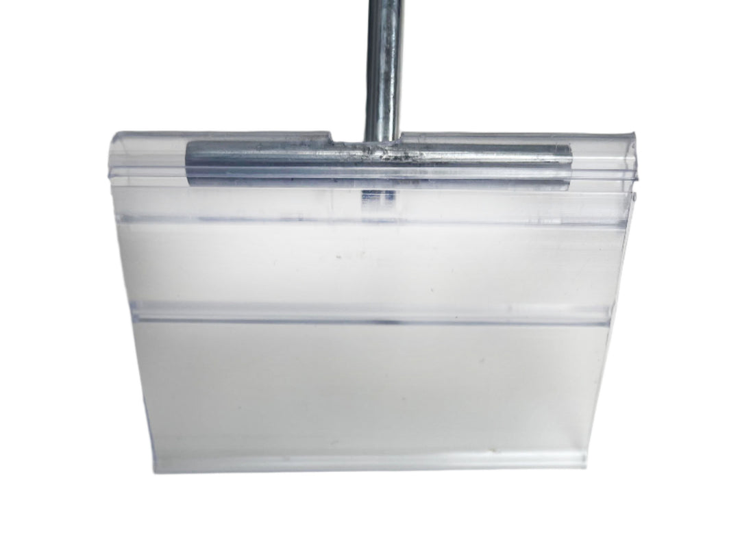 10 PACK 1.25 X 2 inch Flip Label Holder for Flip Scan™ Pegboard Hooks.USA Made