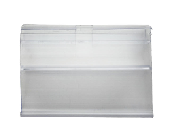 100 PACK 1.25 X 2 inch Label Holder for Flip Scan™ Pegboard Hooks.  Made in USA