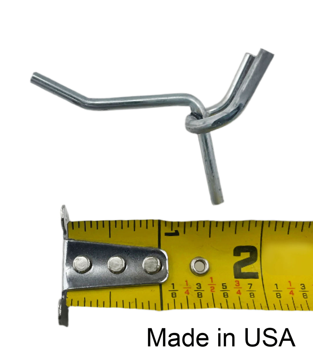 (125 PACK) One Inch USA Made All Metal Peg Hooks / Retail , Display, Garage Organization, Wholesale Lot