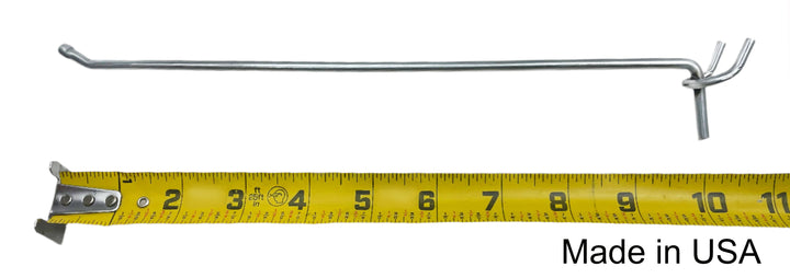 (10 PACK) 10 Inch USA Made Mega Metal Peg Hooks / Retail , Display, Garage Organization, Wholesale Lot