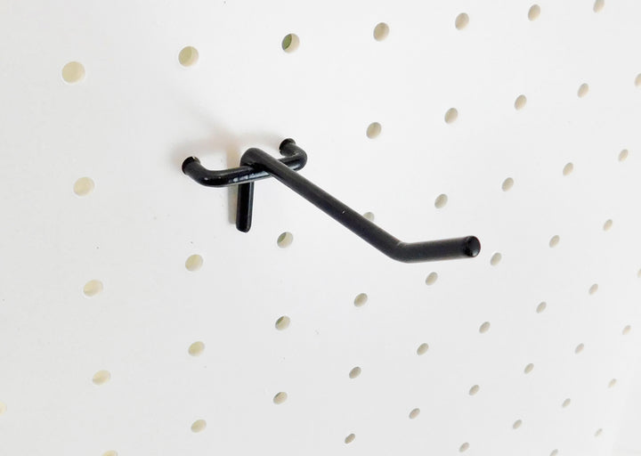 100 2 Inch 45311 BLACK ALL METAL .148" Dia. Peg Hooks Pegboard, Slatwall, Garage kit