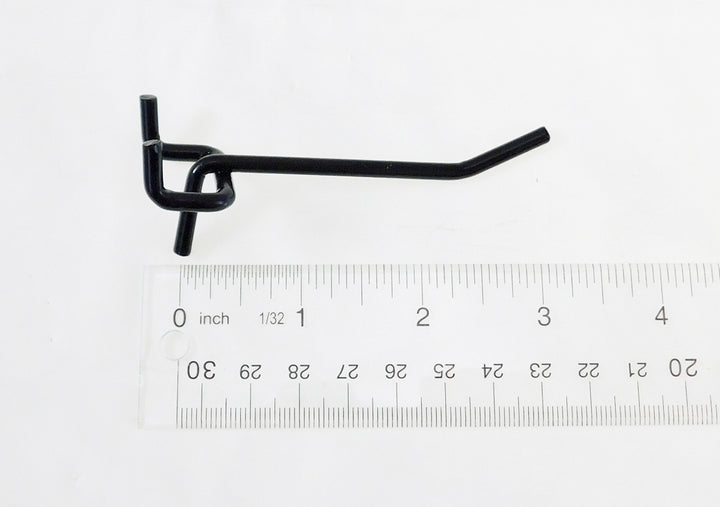 100 2 Inch 45311 BLACK ALL METAL .148" Dia. Peg Hooks Pegboard, Slatwall, Garage kit