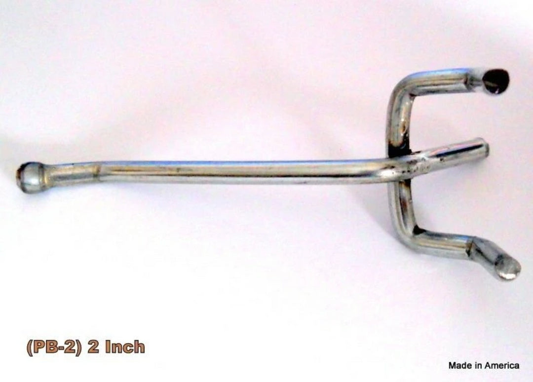 (50 PACK) 2 Inch All Metal Peg Hooks 1/8" to 1/4" Pegboard, Slatwall, Garage kit