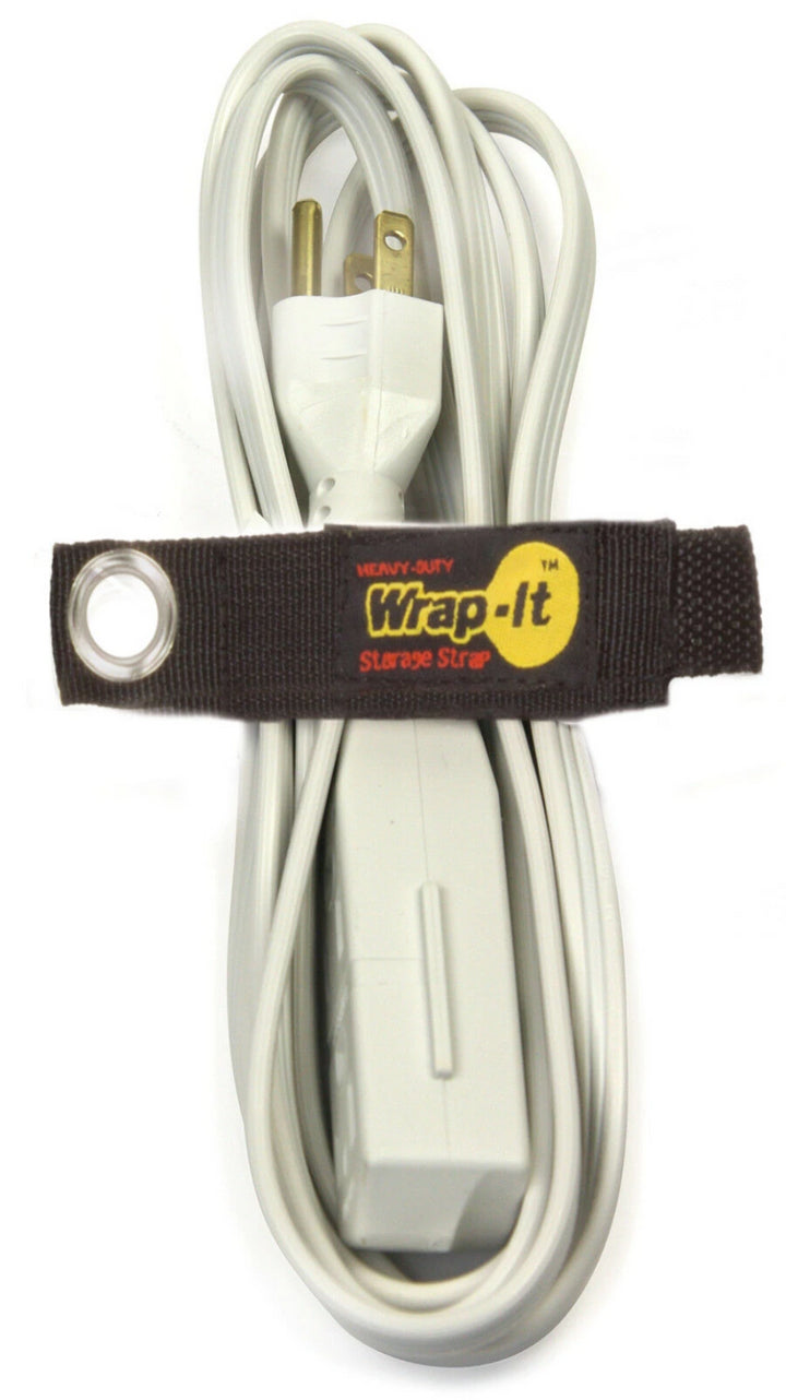(6) (Small)  Wrap-It Heavy Duty Storage Straps to Hang Items on Hooks & Pegboard
