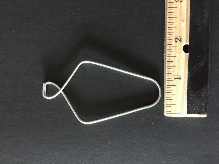(250 Pack) 3" Wire Clip Hanger Pinch Hooks for Drop and Suspended Track Ceiling