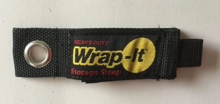 (2) (Medium) Wrap-It Heavy Duty Storage Straps to Hang Items on Hooks & Pegboard