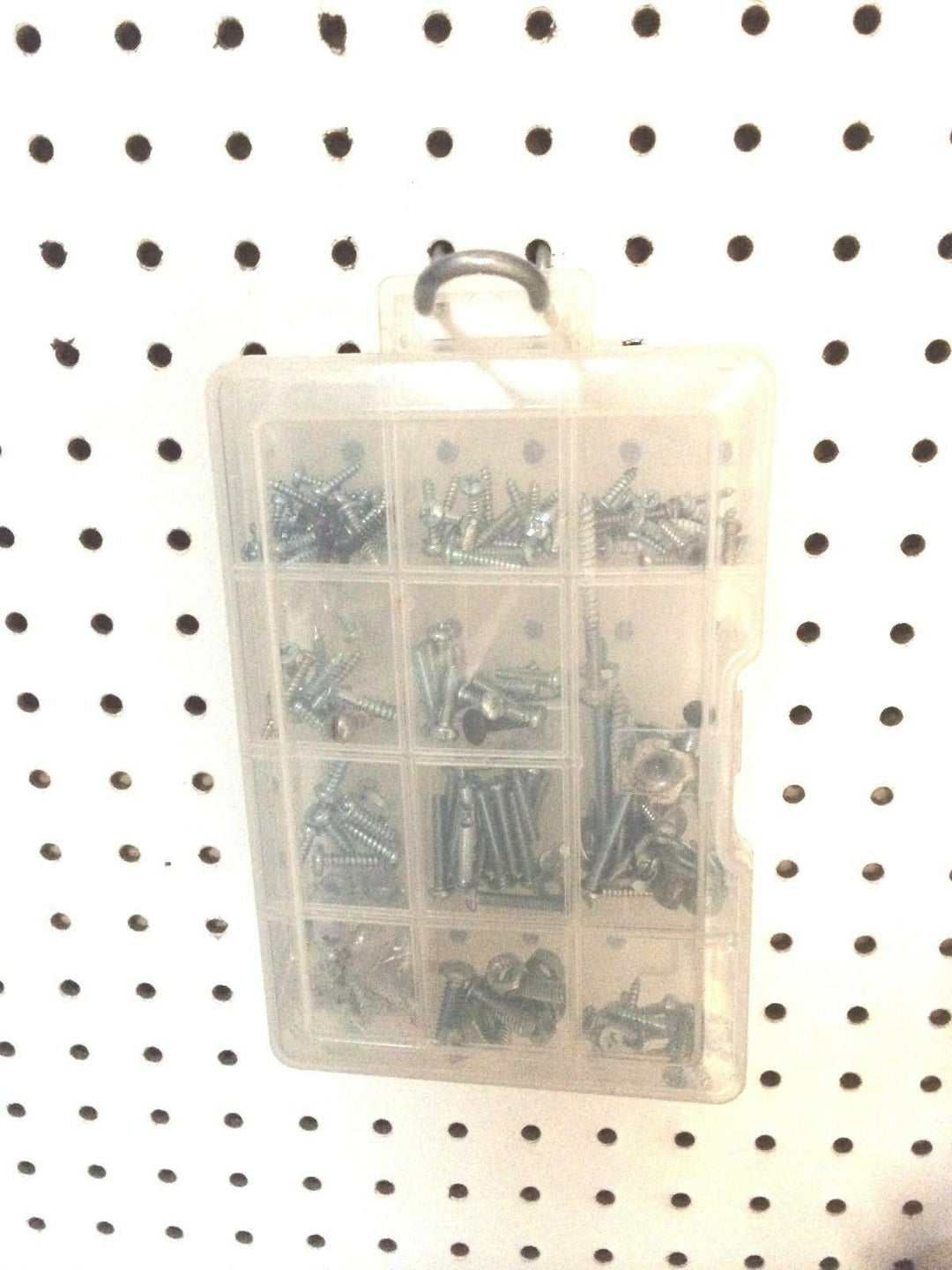 (100 PACK) 8" Looped Metal Peg Hooks w/ Elevated Tip Fits 1/8 &1/4 Pegboard