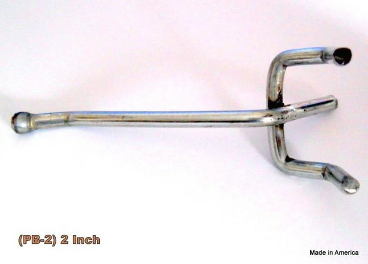 (1000 PACK) 2 Inch All Metal Peg Hooks 1/8 to 1/4" Pegboard Slatwall, Garage kit
