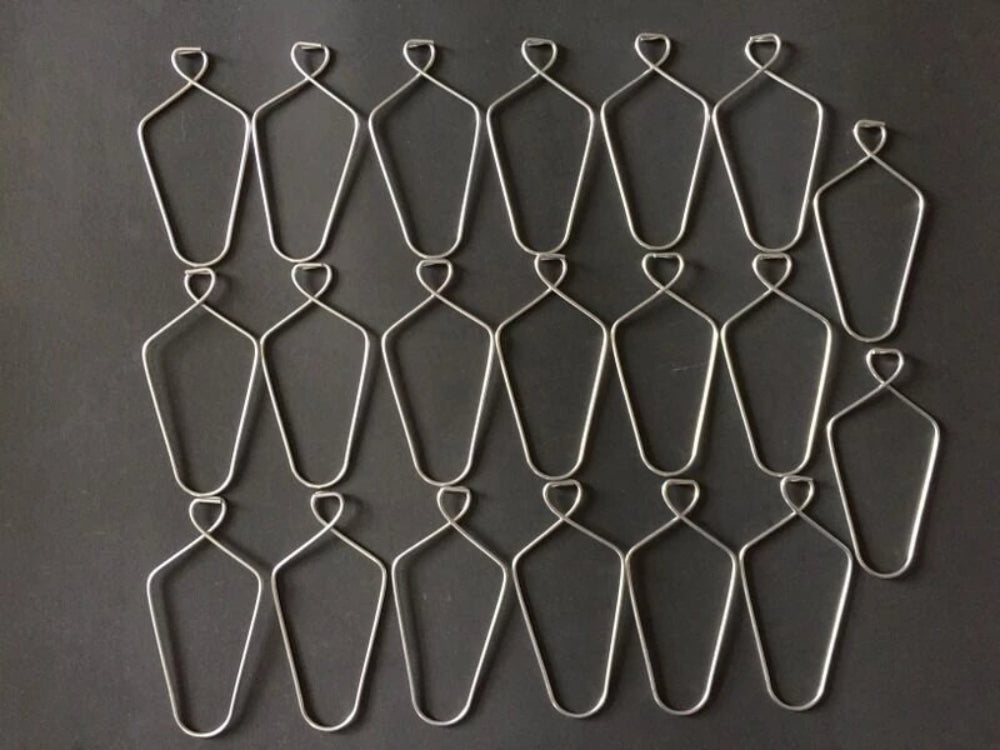 (20 Pack) 3" Wire Clip Hanger Pinch Hooks for Drop and Suspended Track Ceiling