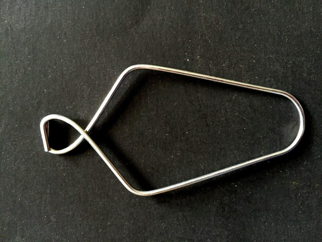 (500 Pack) 3" Wire Clip Hanger Pinch Hooks for Drop and Suspended Track Ceiling