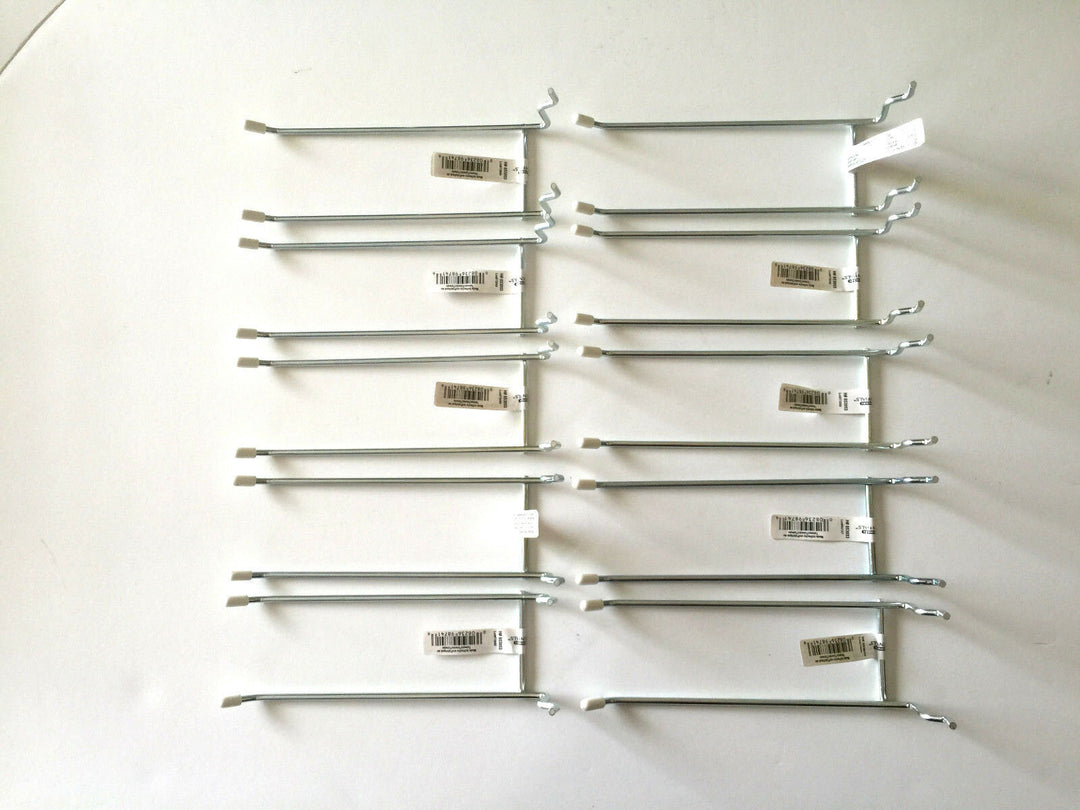 (10 Pack) 6" Wine Rack Pegboard Hooks for Designing Your Own Wine Rack Display